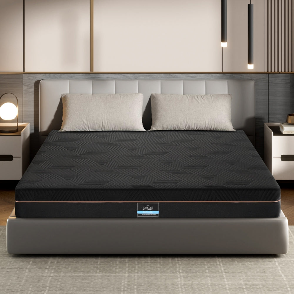 Giselle 18cm Memory Foam Mattress Green Tea Foam Cool Gel Foam Mattresses Double
