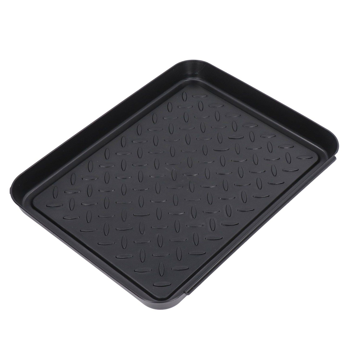 Shoe Tray Durable Plastic Space Saving 3 Interlocking Design Wide Application Stable Boot Tray for Home Office Hotel