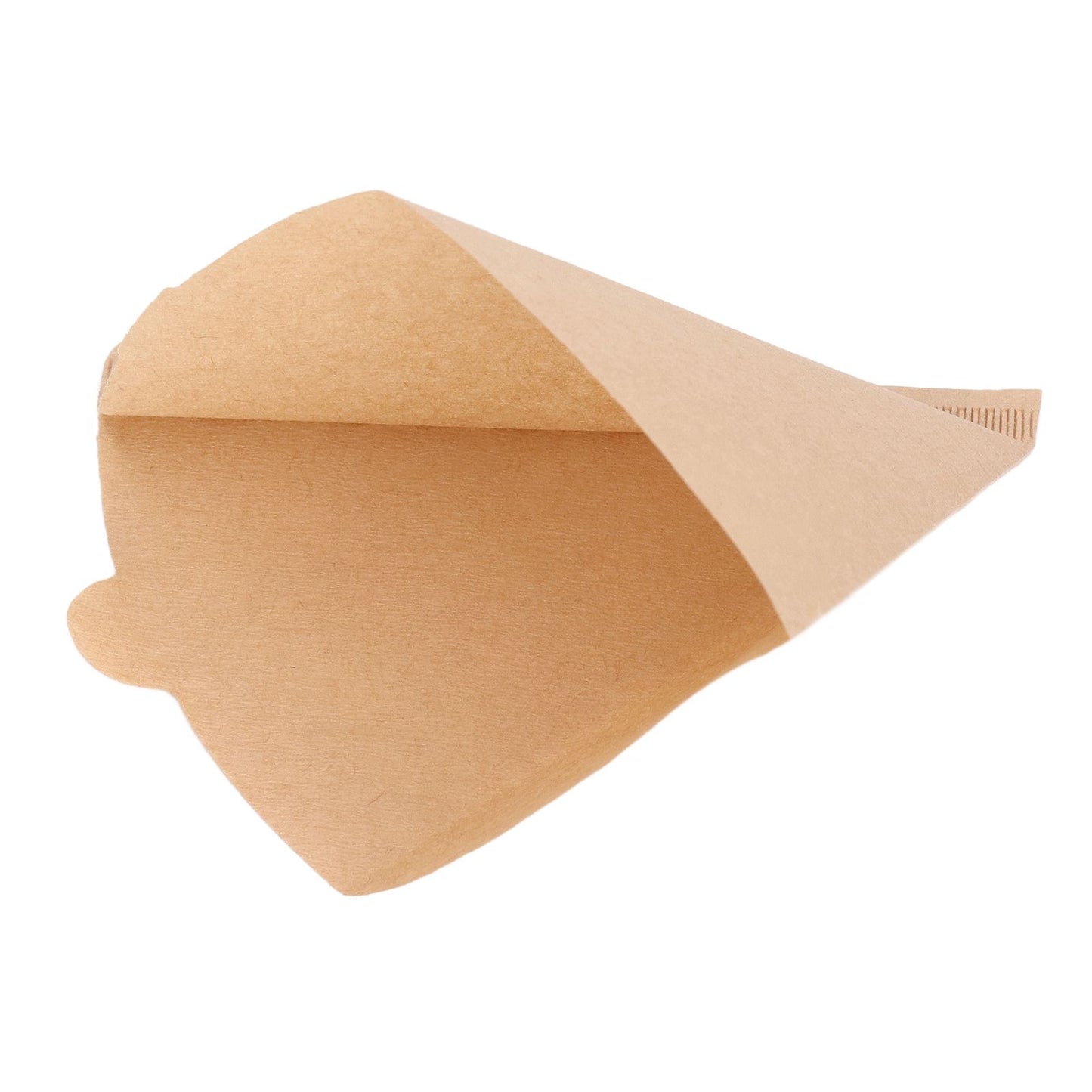 100PCS Coffee Filter Paper Cone Shaped Disposable Coffee Strainer Paper Natural Filter Paper AccessoryV60 12x11.6x4 cm / 4.7x4.6x1.6 In