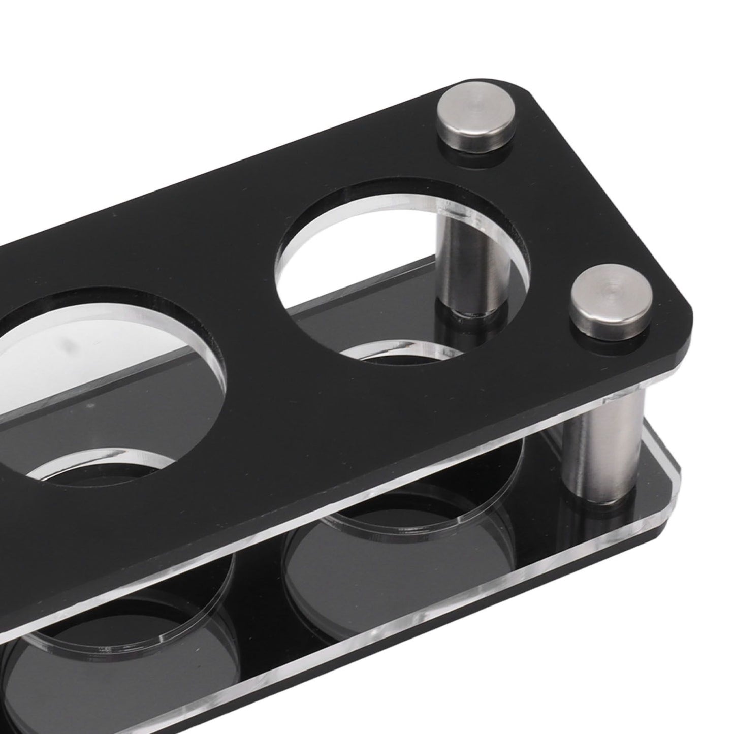 Wine Bottle Display Holder Acrylic Impact Resistant Decorative Wine Bottle Rack for Home Bar 1X6 6 Head Combination Cup Holder