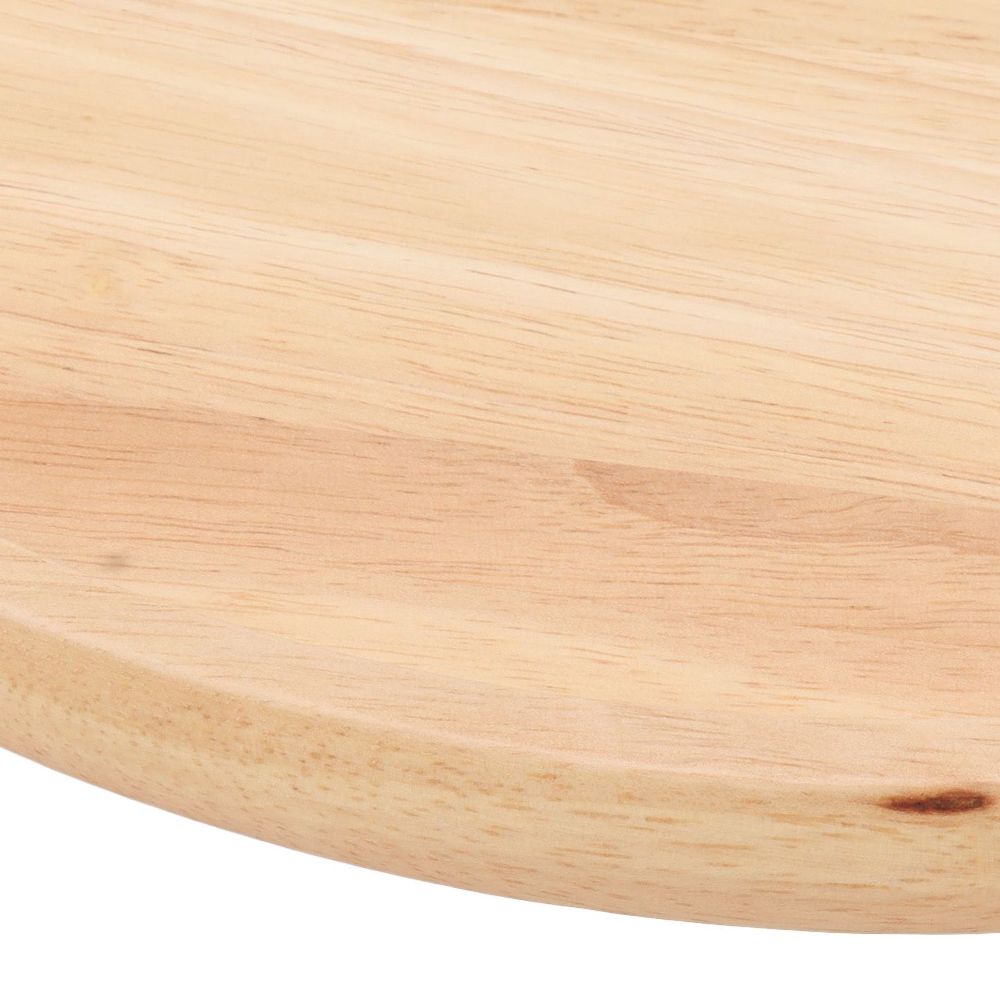 Round Wood Tray 30cm Simple Style Stable Serving Tray for Breakfast Pizza Fruit Snacks