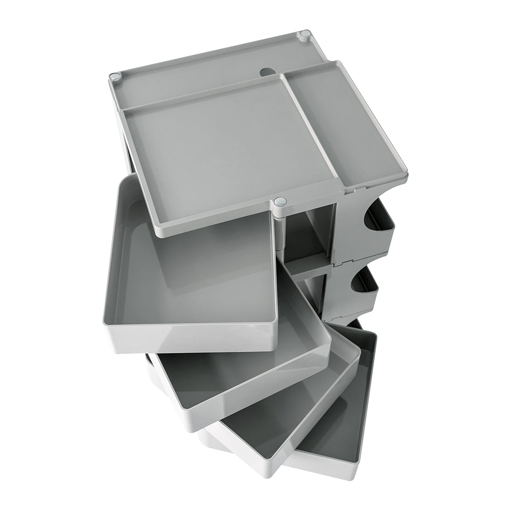 Artiss Storage Trolley Bedside Table 5 Tier Cart Boby Replica Grey