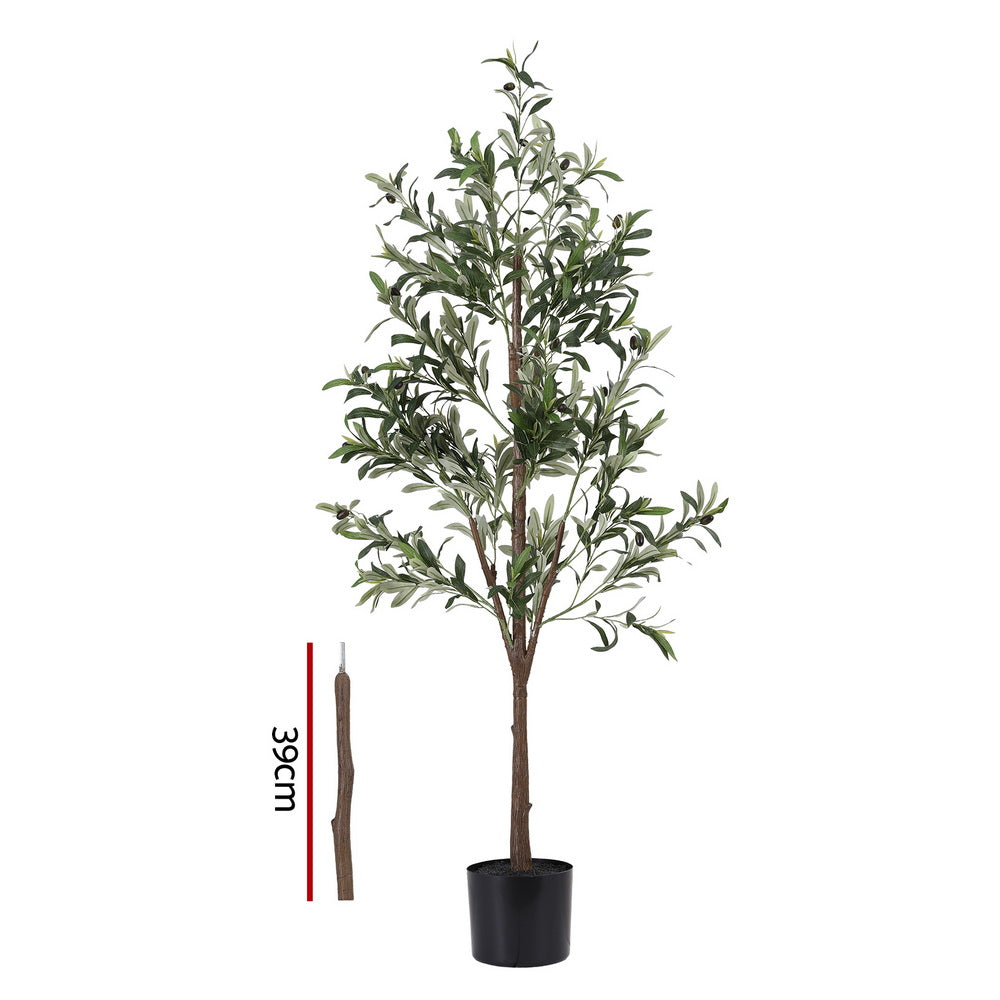 Artiss 180cm Artificial Olive Tree Faux Trees Indoor Decor Artificial Plants Lifelike Plant 1.8M