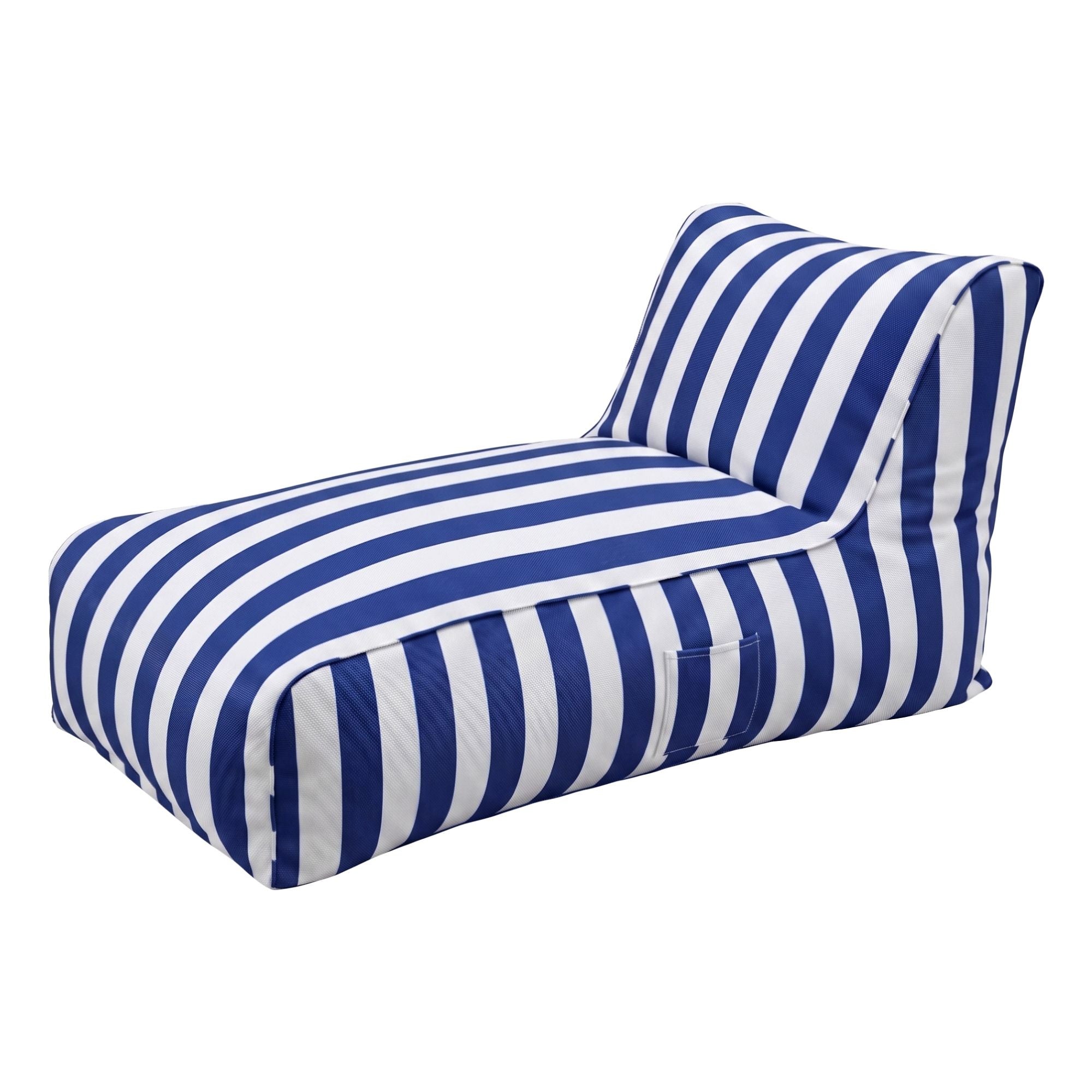 Artiss Outdoor Bean Bag Chair Cover (No Filler) Splash-Proof Beanbag Lounge Sofacover Stuffed Animal Storage Bean Bag Cover for Patio Poolside Relaxing, Blue
