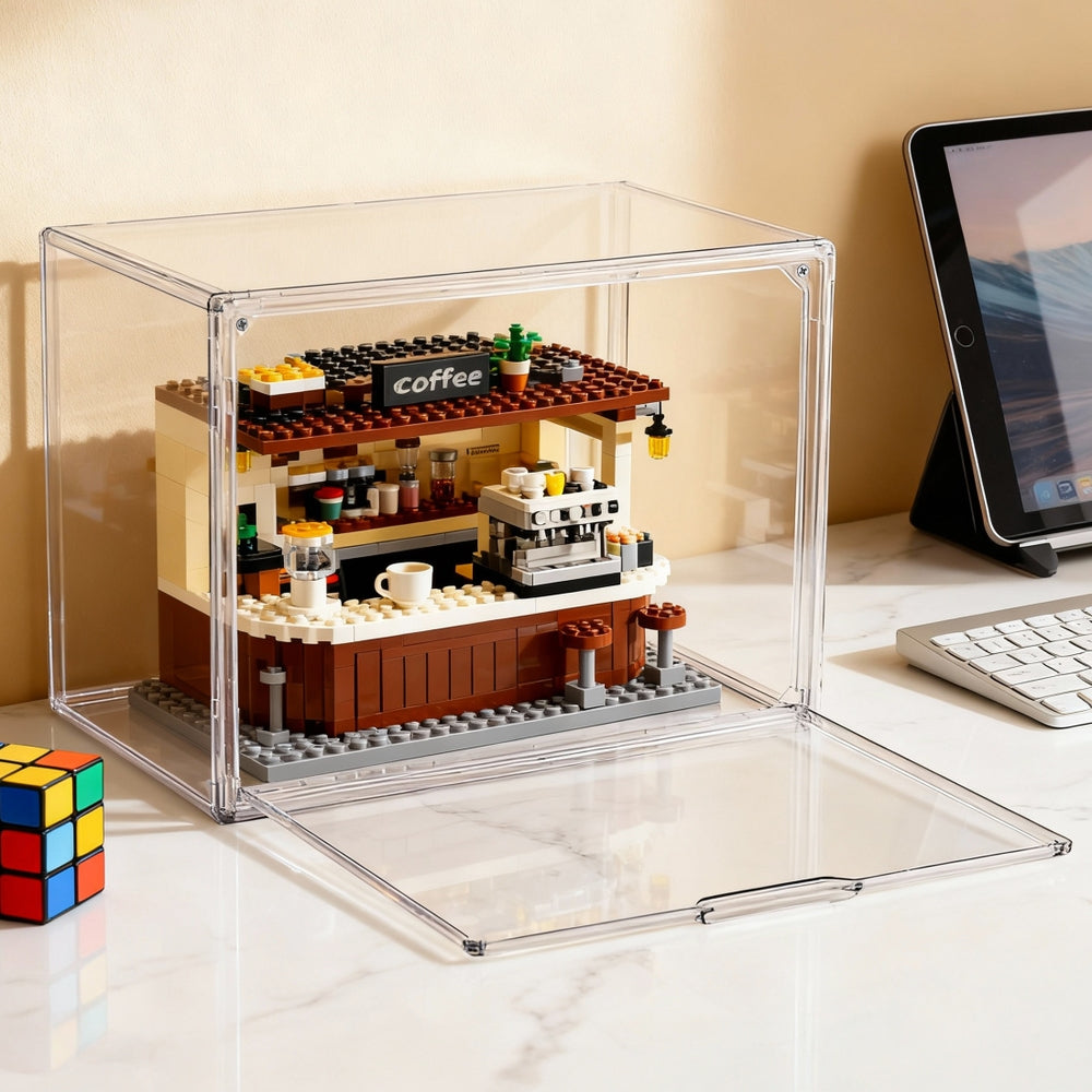 Artiss Clear Acrylic Display Case Dustproof Protection Box For Toys 27CM