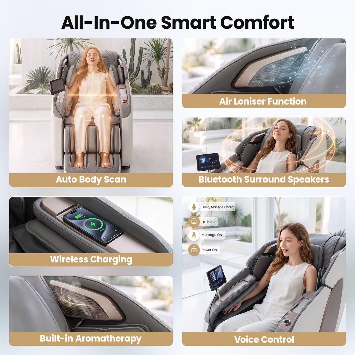 Livemor Prestige 4D Dual Mechanism Massage Chair