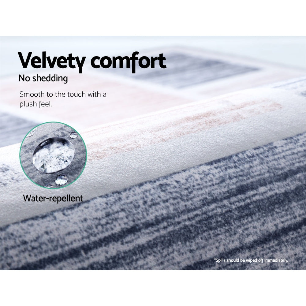 Artiss Rug 120x170cm Area Rug Large Carpet Soft Short Pile Modern Oblo