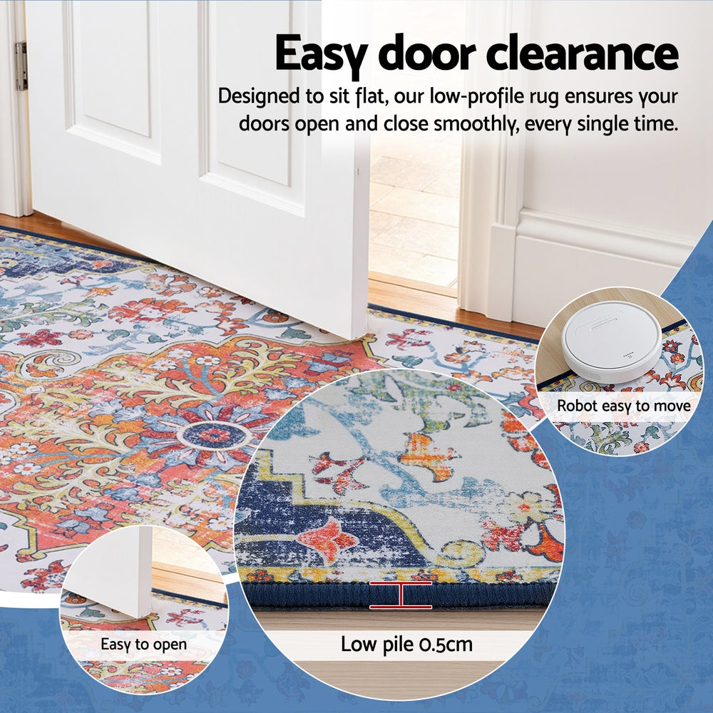 Artiss Floor Rug 240X340cm Large Washable Geometric Area Rug Modern Carpet Mat