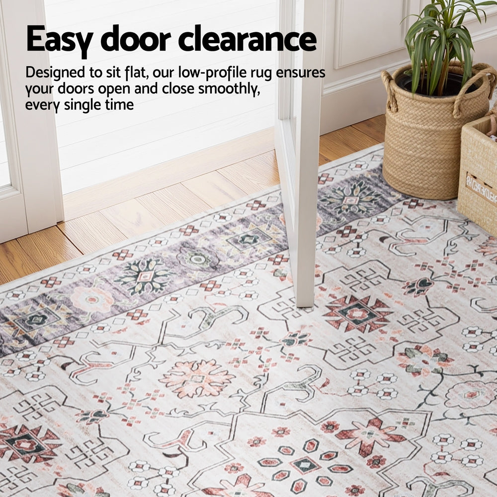Artiss Washable Floor Rug 200x290cm Large Area Rug Modern Living Room Carpet