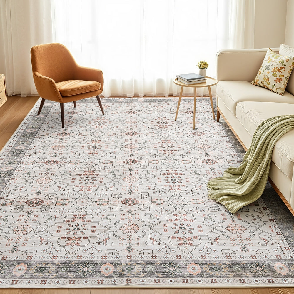 Artiss Washable Floor Rug 240X340cm Large Area Rug Modern Living Room Carpet