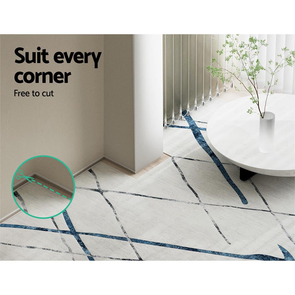 Artiss Rug 160x230cm Area Rug Washable Mat Large Carpet Soft Short Pile Jaca
