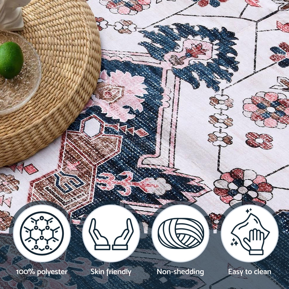Artiss Floor Rug 200X290cm Large Washable Persian Area Rug Living Room Carpet