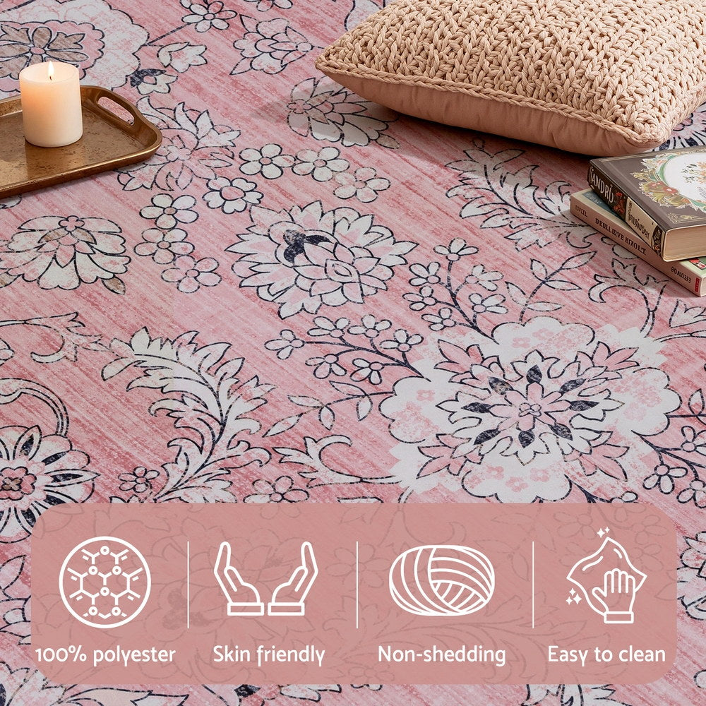 Artiss Floor Rug 200X290cm Large Washable Area Rug Vintage Living Room Carpet