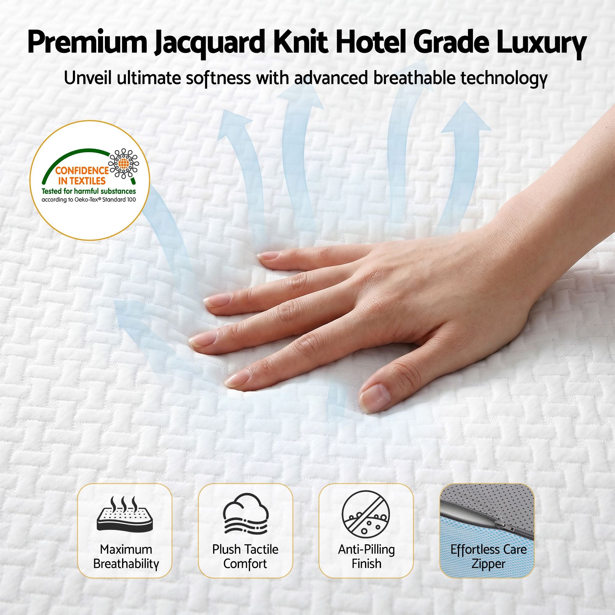 Giselle 22cm Cooling Gel Memory Foam Mattress Single Medium Firm