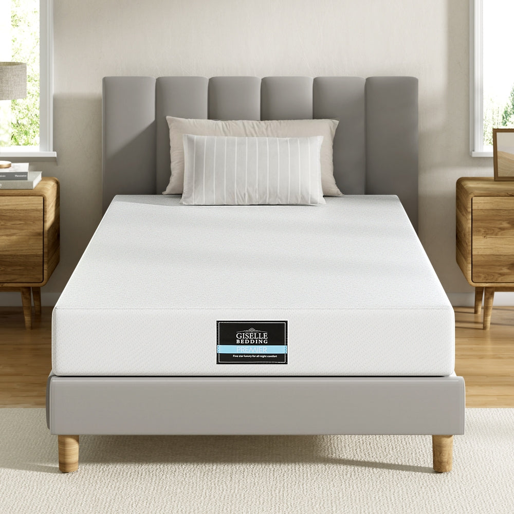 Giselle 20cm Memory Foam Mattress Green Tea King Single