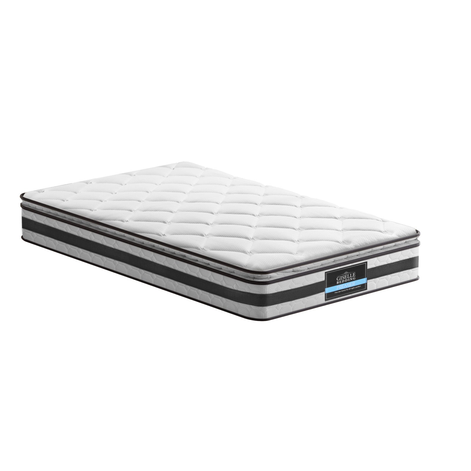 Giselle Bedding 21cm Mattress Pillow Top King Single