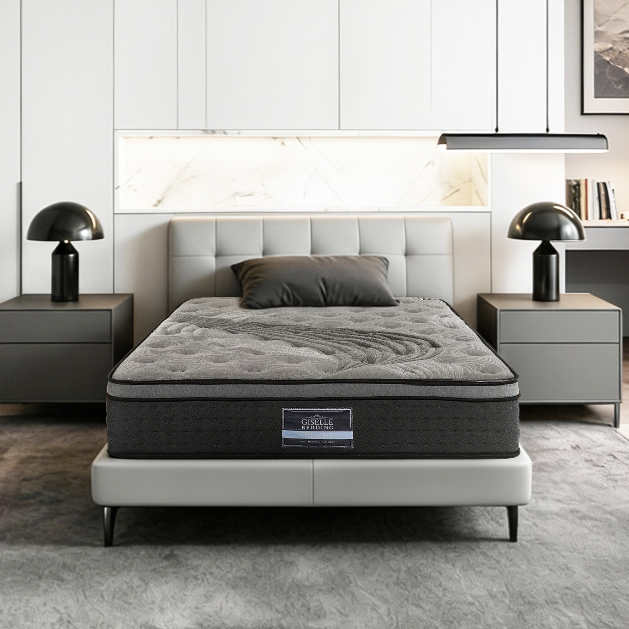 Giselle Bedding 34cm Mattress Bamboo Cover King Single