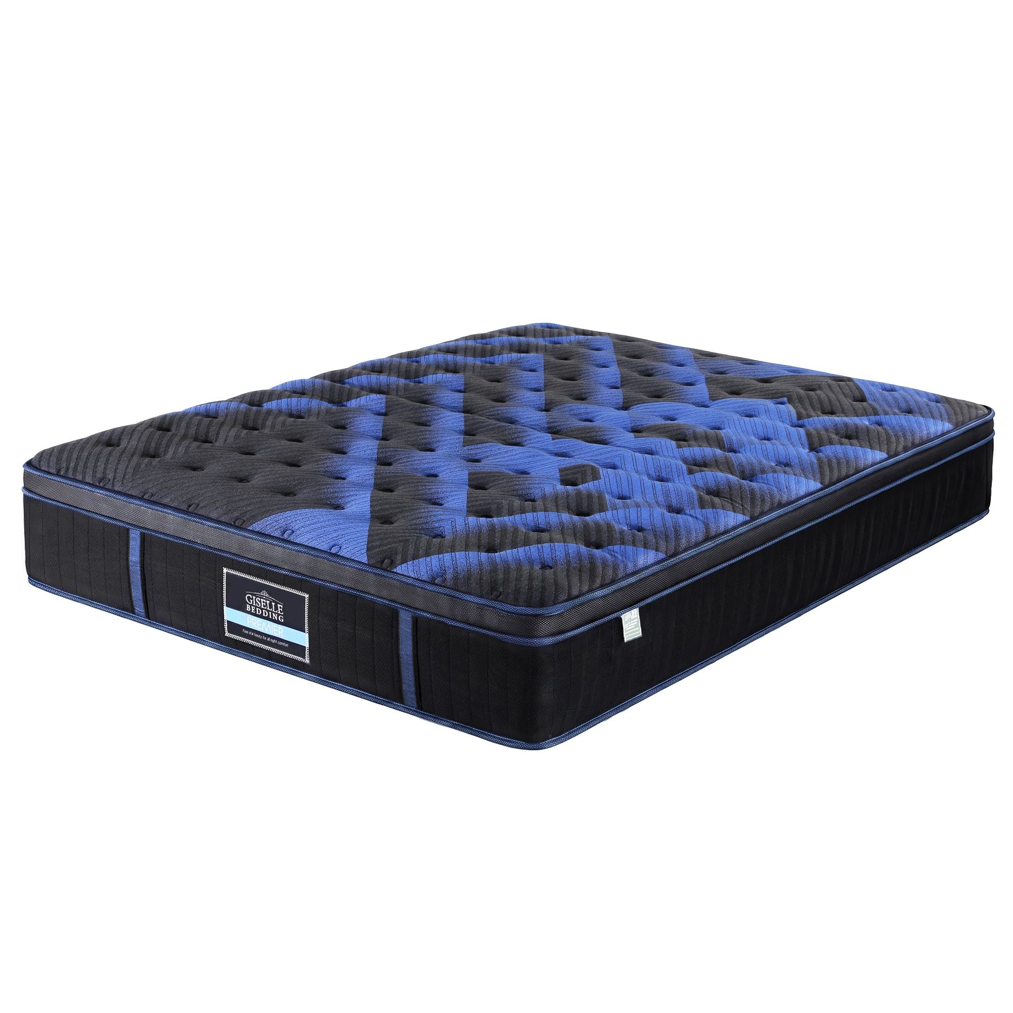 Giselle 34cm King Hybrid Mattress with Cooling Gel Memory Foam and Edge Support