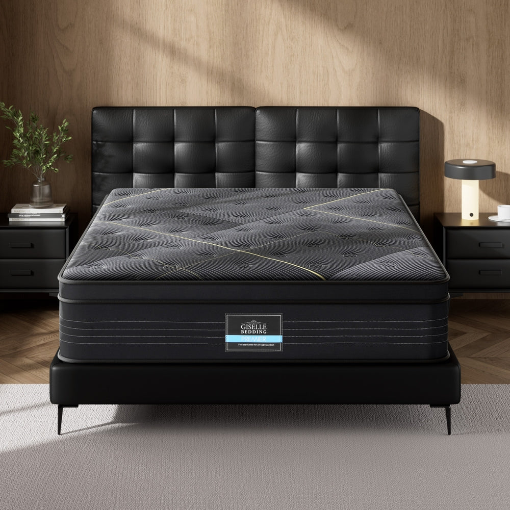 35cm Giselle Mattress Double Bed Bamboo Pocket Firm Foam