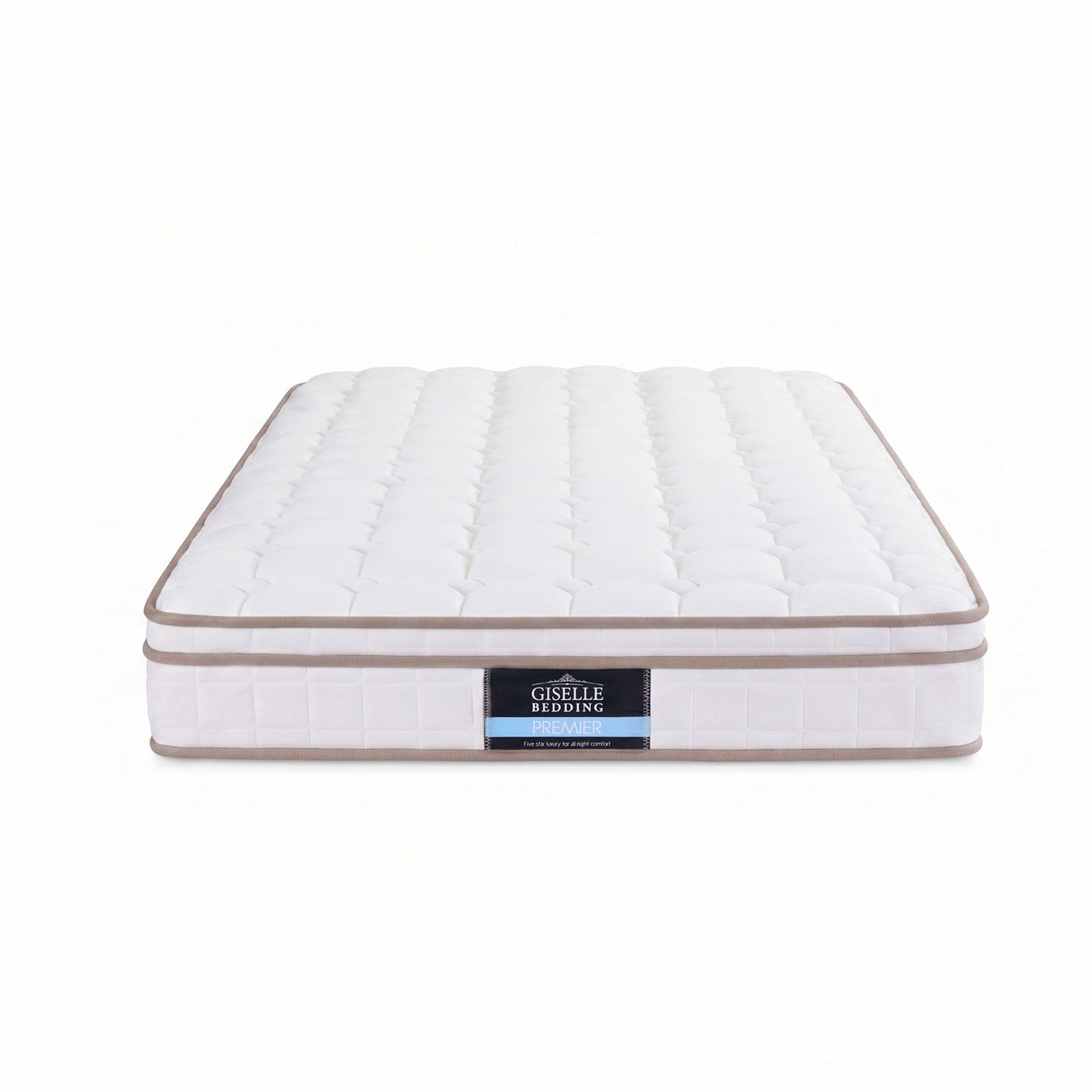 Giselle 20cm Firm King Single Mattress Pocket Spring for Bedroom or Guest Room