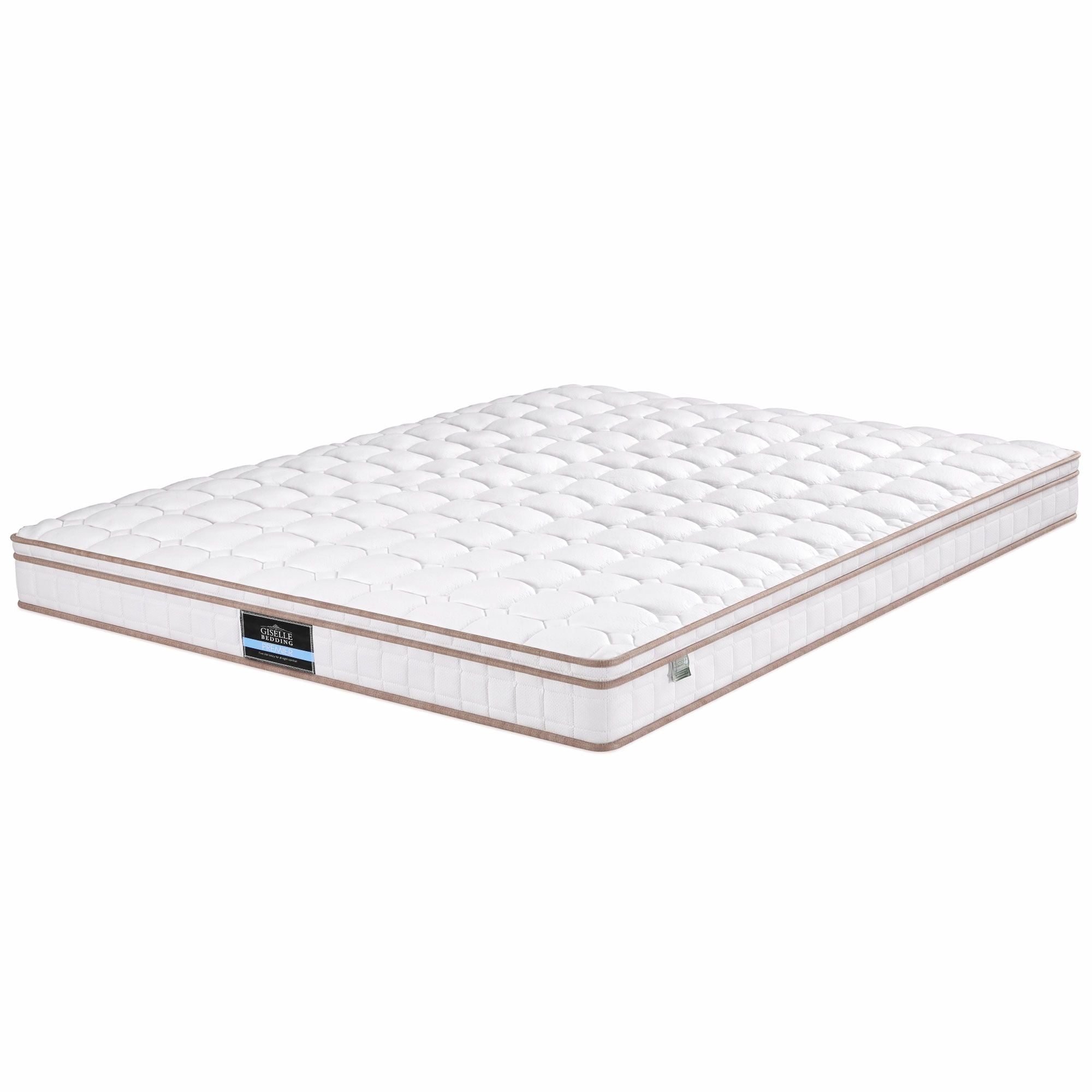 Giselle 20cm Firm Queen Mattress Pocket Spring for Bedroom or Guest Room