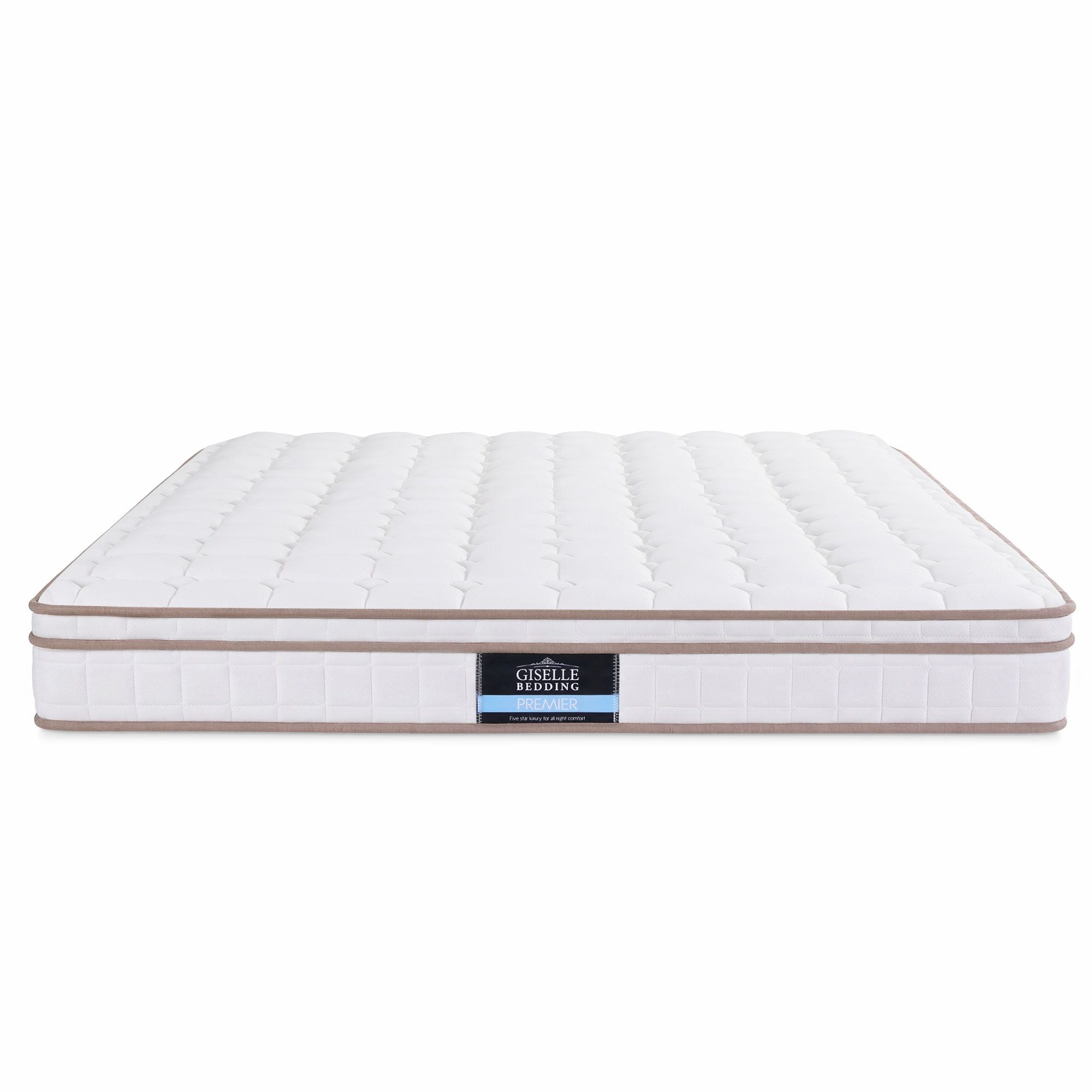 Giselle 20cm Firm Queen Mattress Pocket Spring for Bedroom or Guest Room