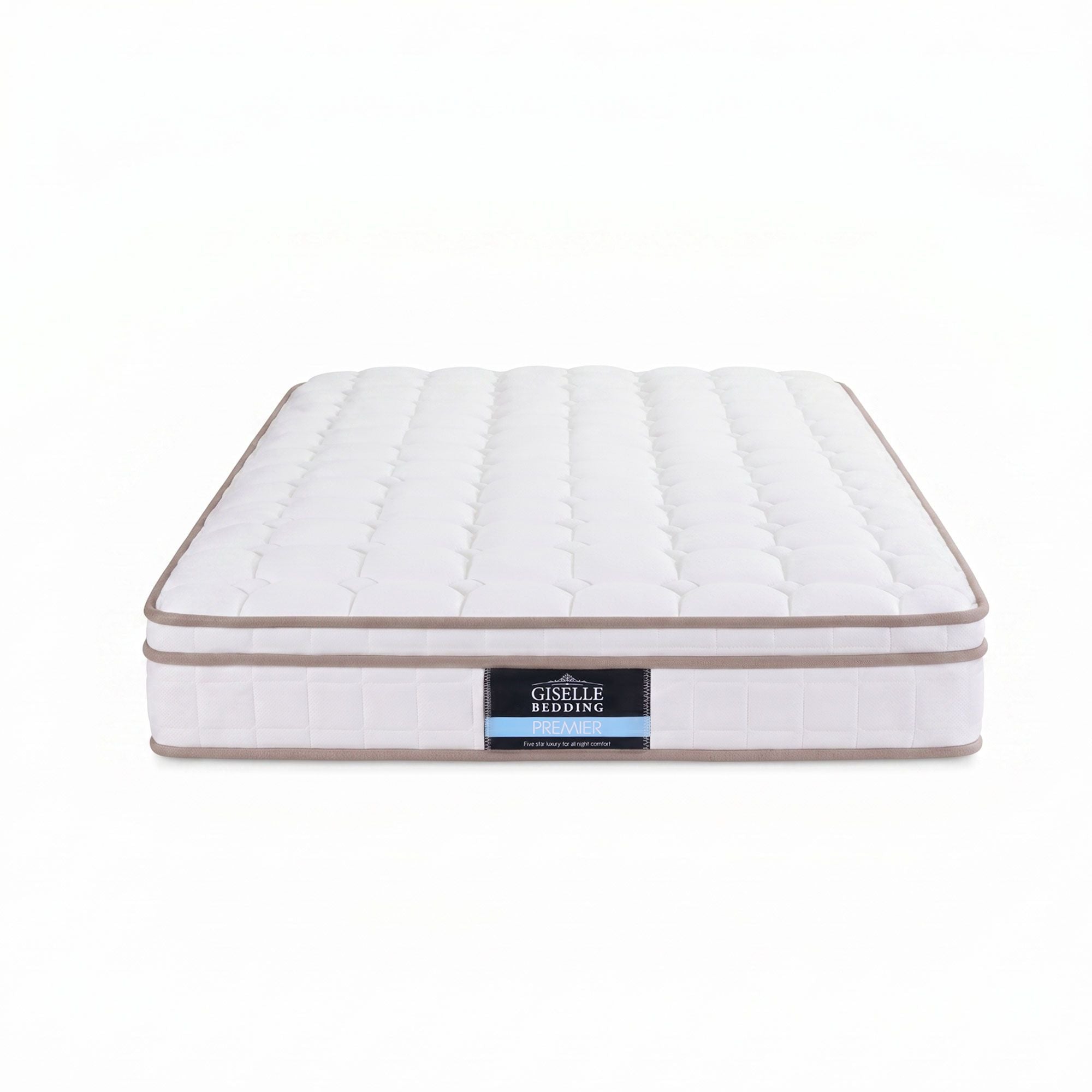 Giselle 20cm Firm Single Mattress Pocket Spring for Bedroom or Guest Room
