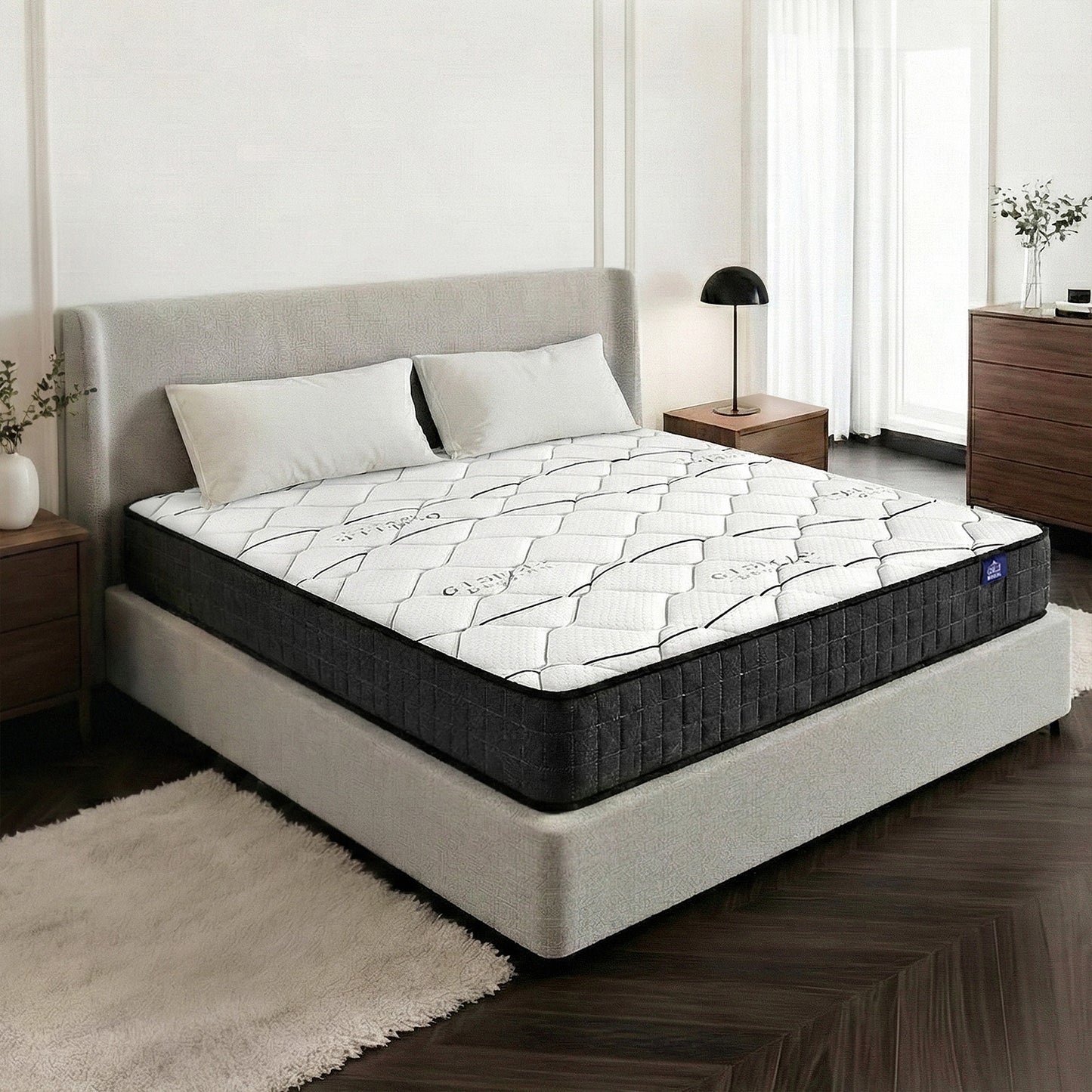 Giselle Bedding 16cm Mattress Medium Firm Queen
