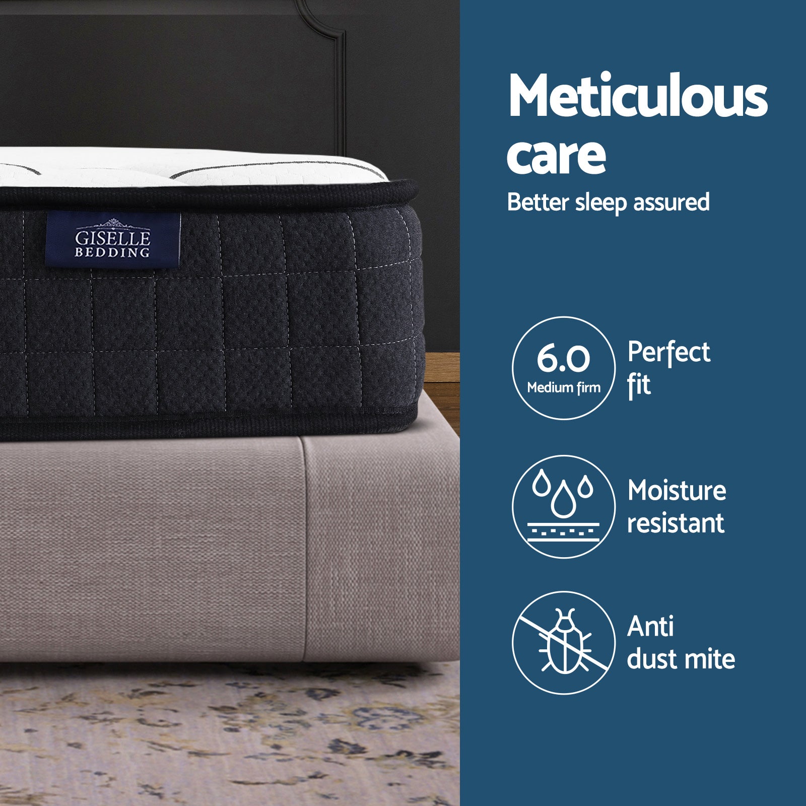 Giselle Bedding 16cm Mattress Medium Firm Single