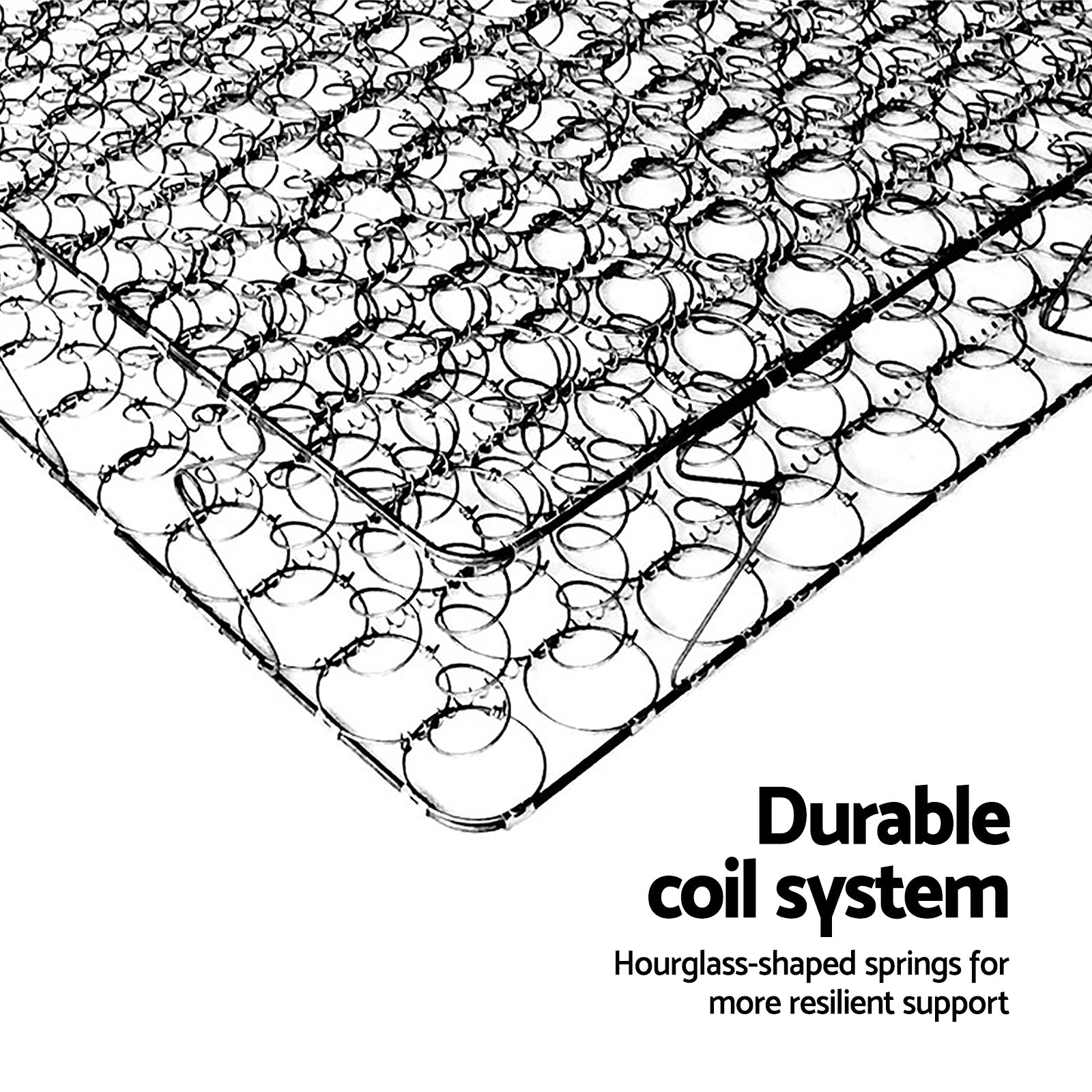 Giselle Bedding 16cm Mattress Medium Firm Single