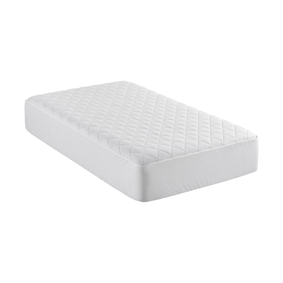Giselle Waterproof Mattress Protector 100% Cotton Quilted Fitted Cover Single