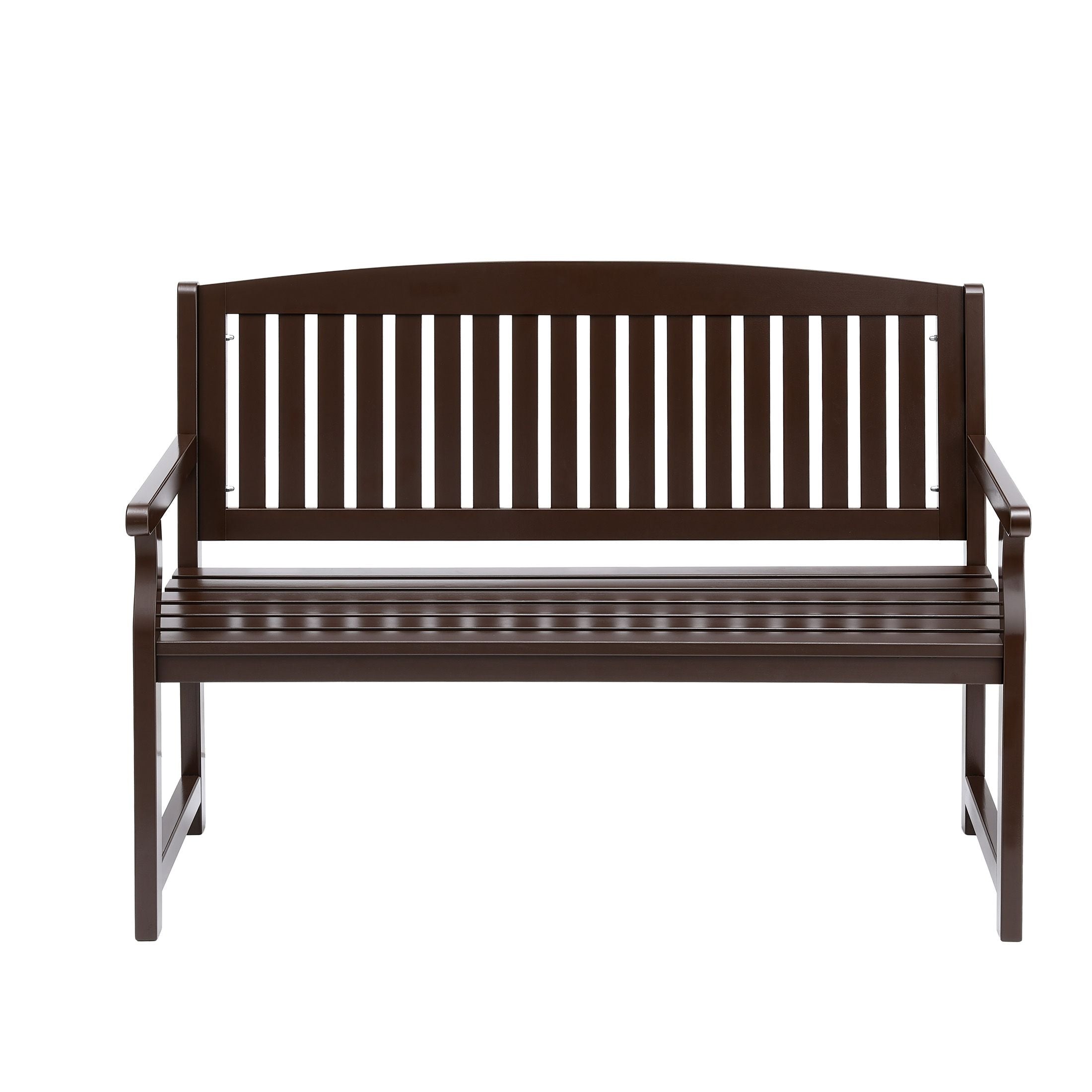Gardeon Outdoor Garden Bench Wooden 2 Seater Lounge Chair Patio Furniture Brown