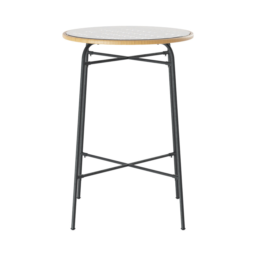 Gardeon Outdoor Bar Table Wicker Dining Bistro Patio Balcony