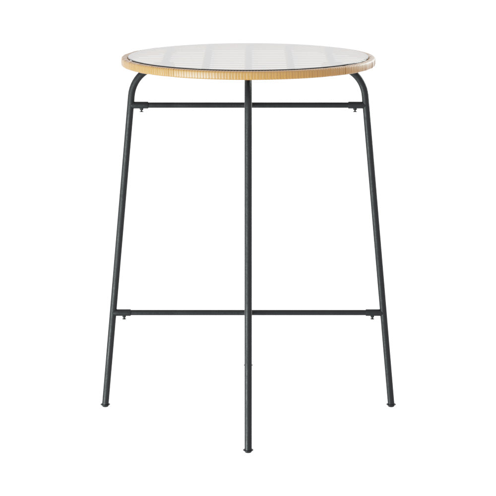 Gardeon Outdoor Bar Table Wicker Dining Bistro Patio Balcony