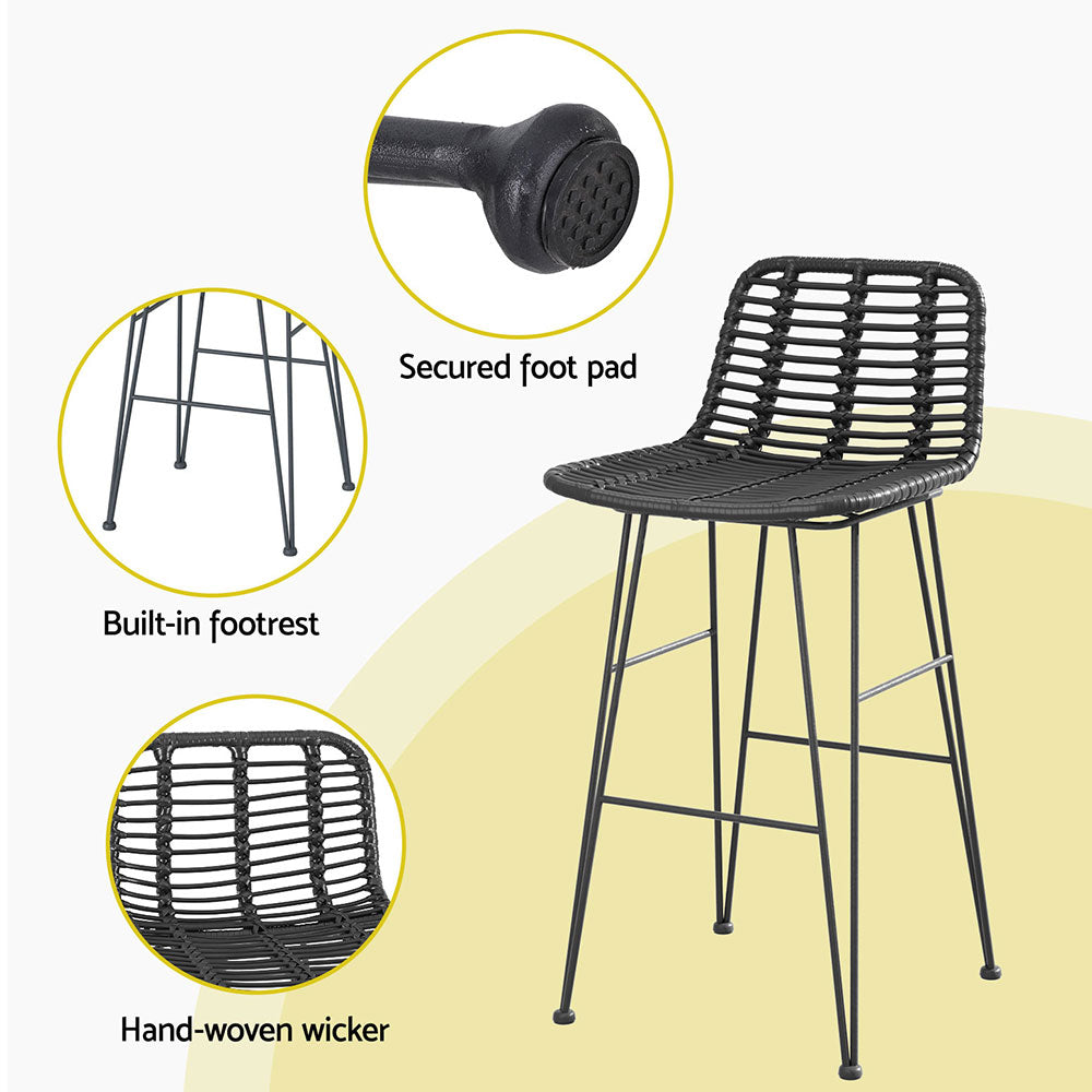 Gardeon Outdoor Bar Set Patio Furniture Dining Chairs Table