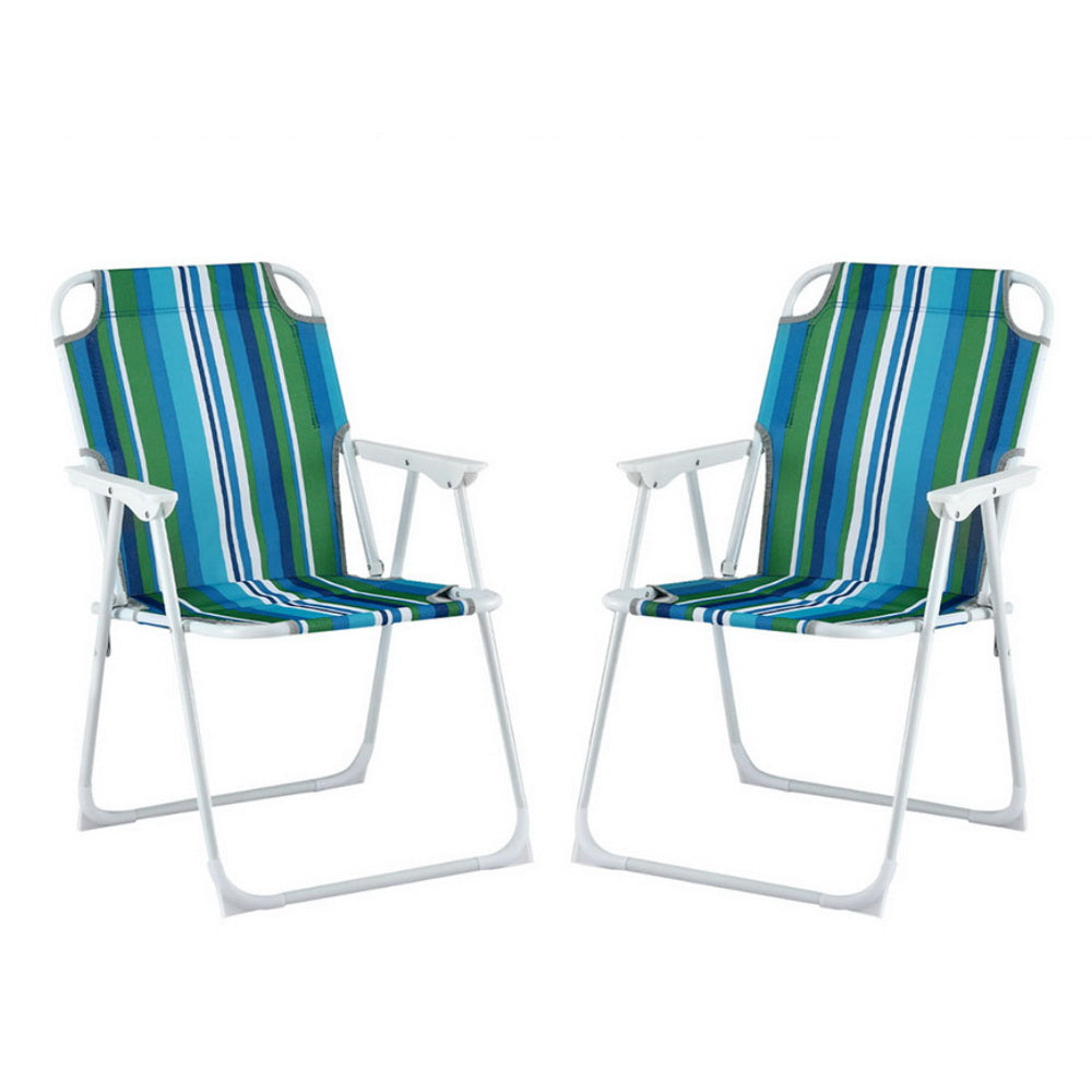 Gardeon Outdoor Chairs Folding Camping Chair Steel Portable Patio Furniture
