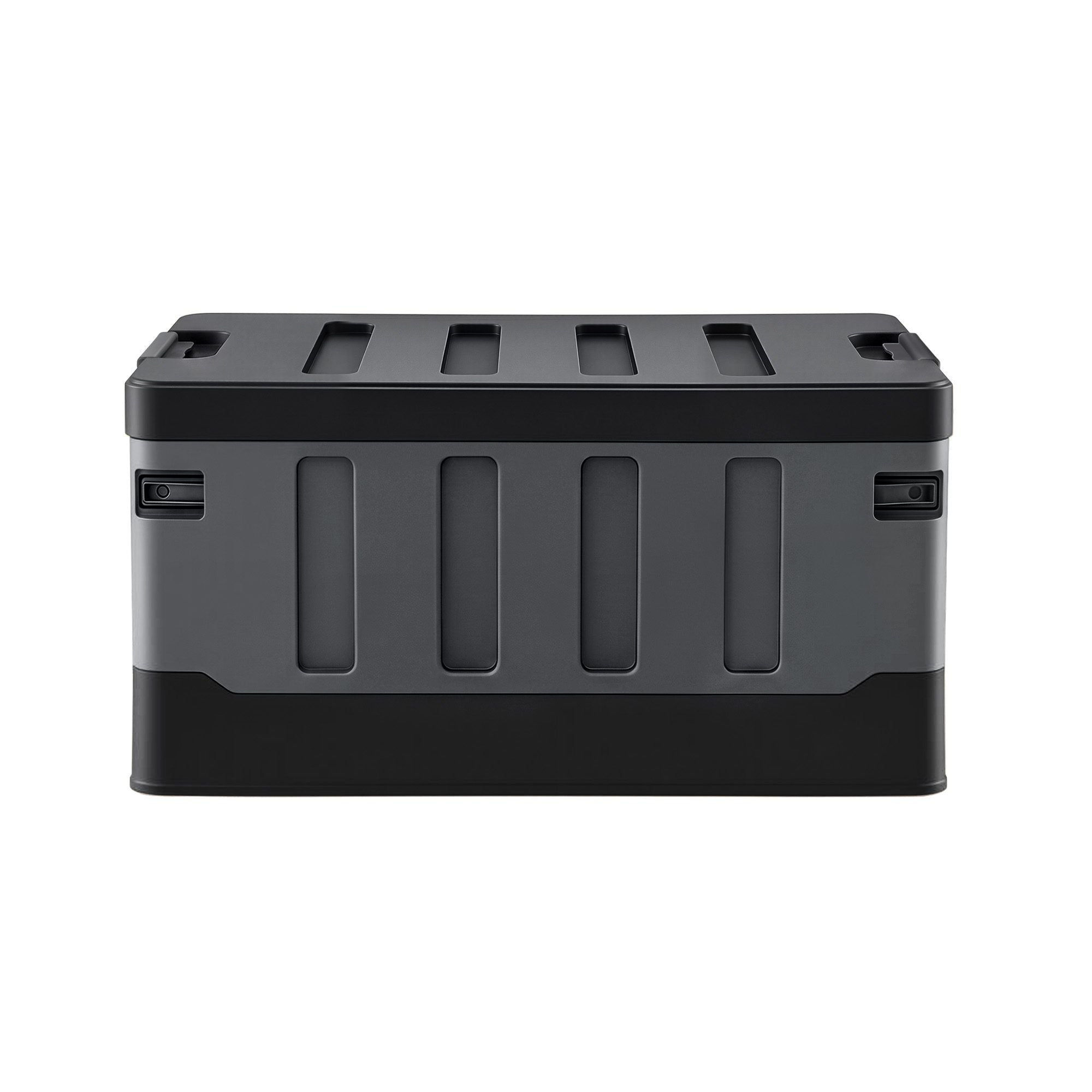 Gardeon Collapsible Outdoor Storage Box 60L Stackable Folding Camping Organizer Black