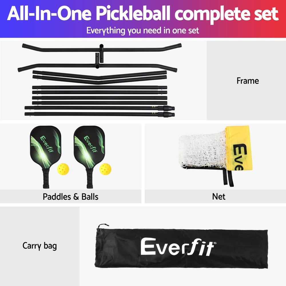 Everfit 10ft Portable Pickle Ball Net Adjustable Multi-Sport