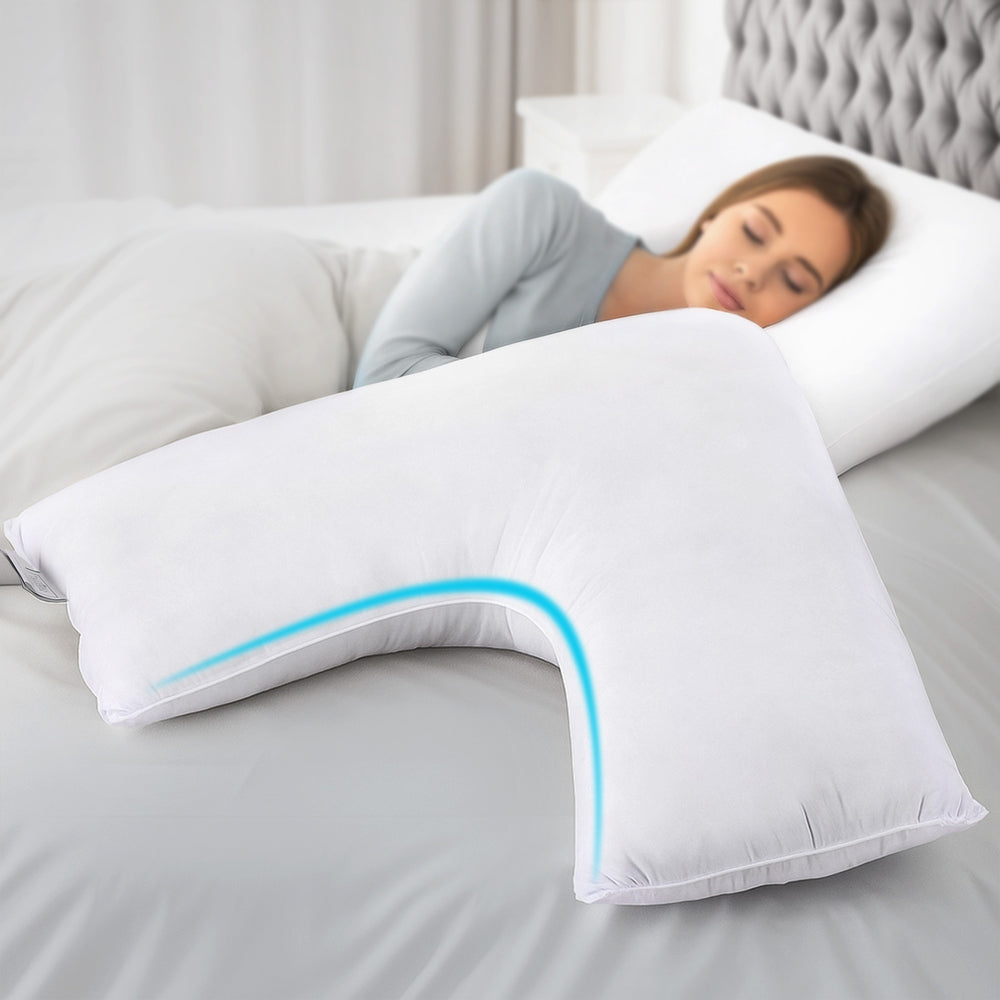 Giselle V Shape Pillow Boomerang Nursing Body Cushion