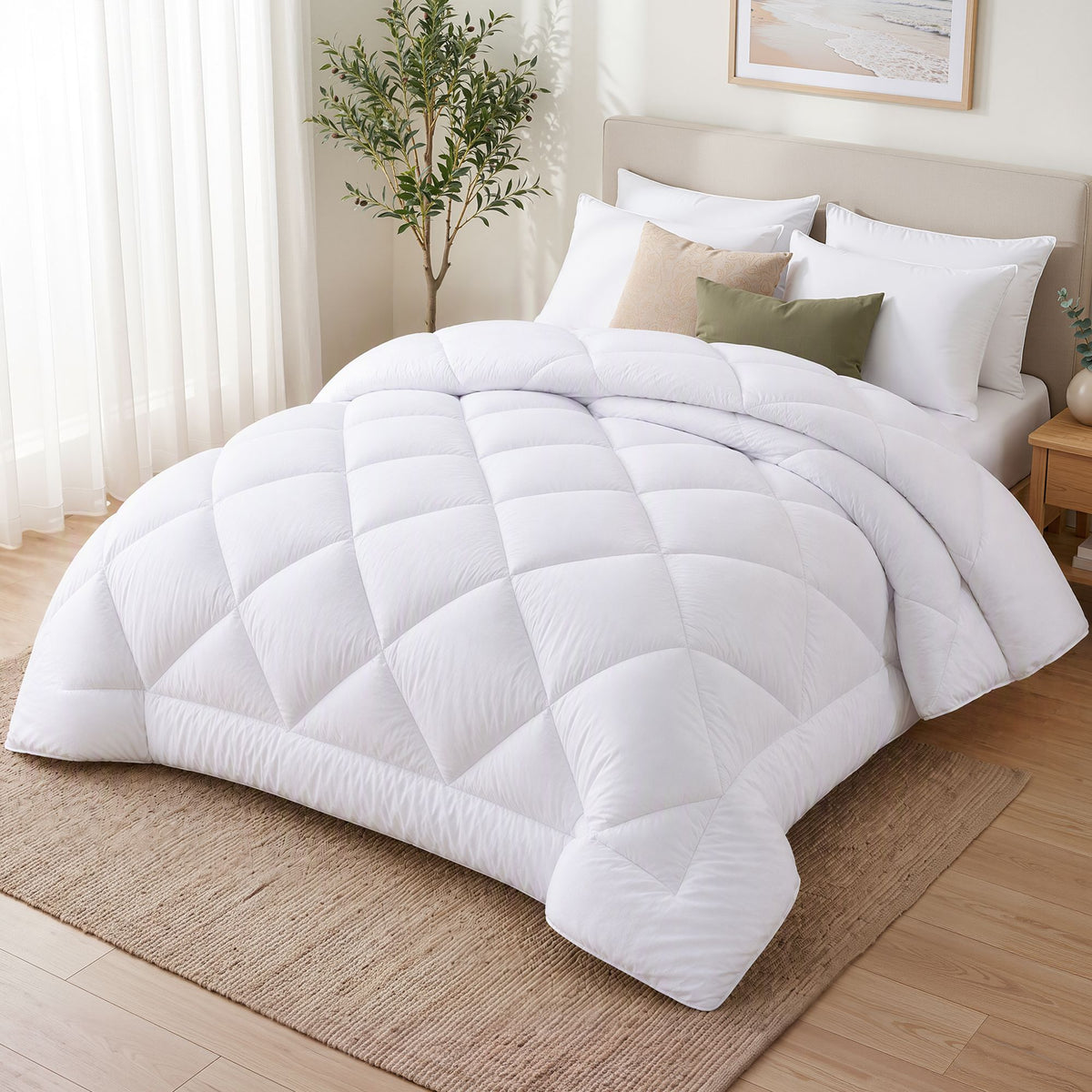 Giselle Bedding 700GSM Microfibre Bamboo Quilt Queen