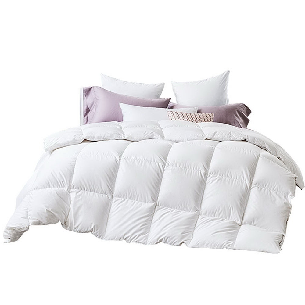 Giselle Bedding 700GSM Duck Down Feather Quilt Super King