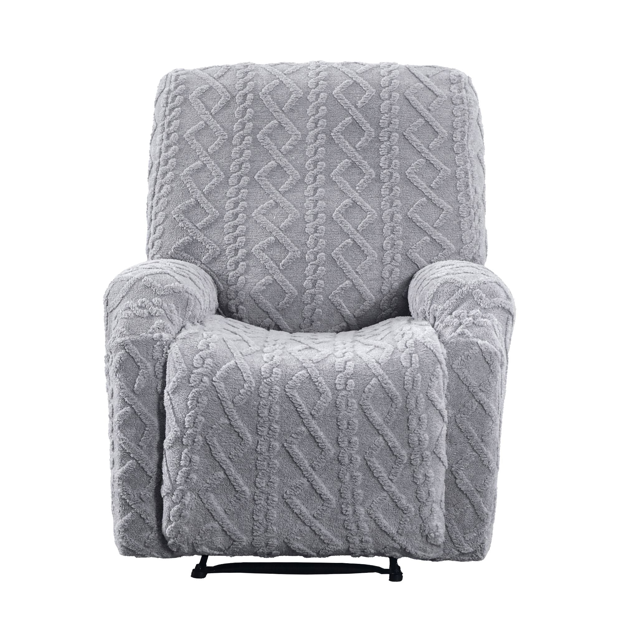 Artiss Recliner Chair Covers with Storage Side Pockets Grey