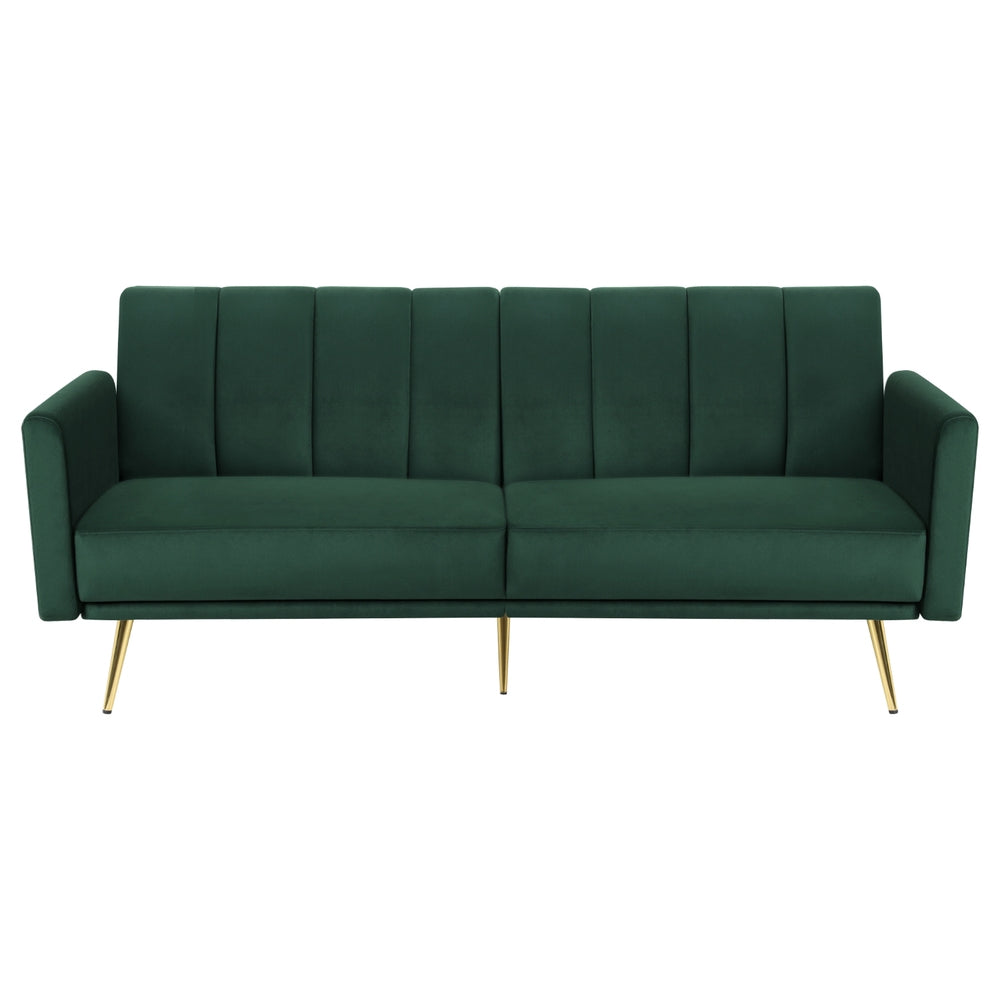 Artiss Sofa Bed 3 Seater Couch Convertible Lounge Adjustable Arm Recliner Velvet
