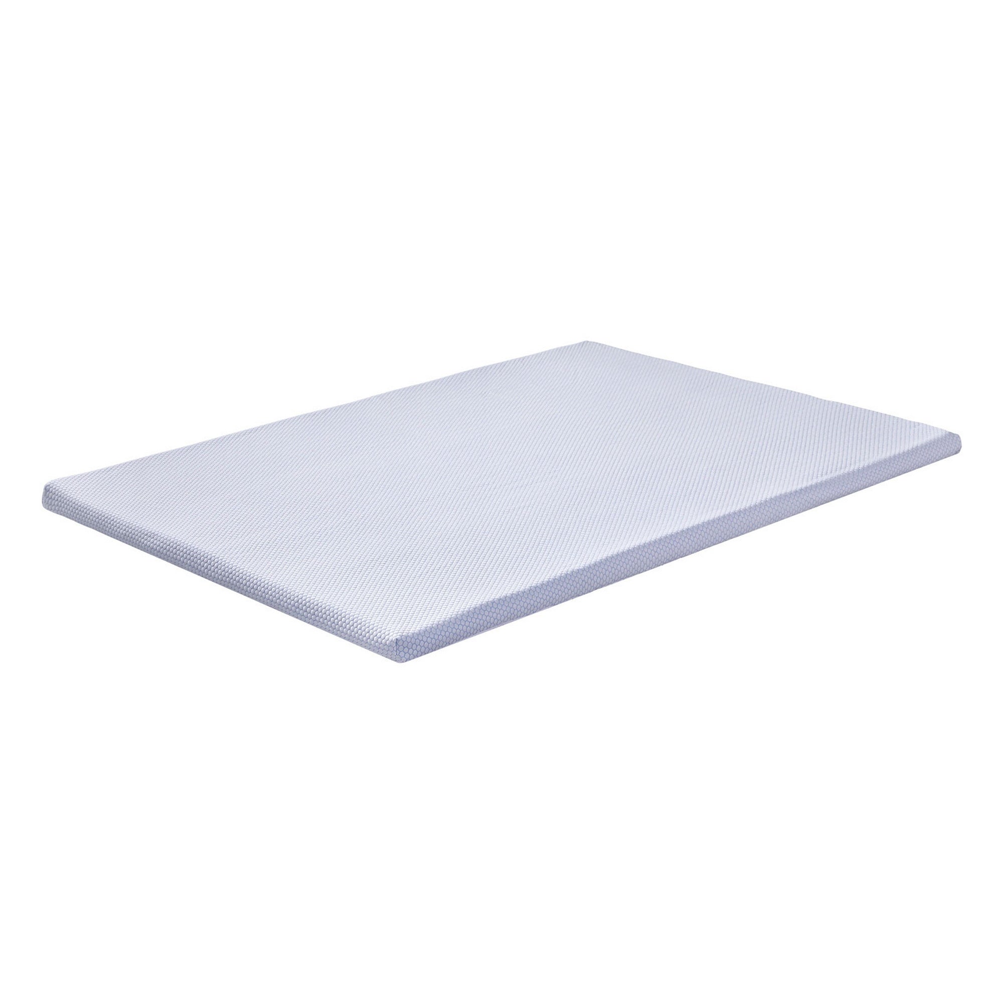 Giselle Bedding Natural Latex Mattress Topper, 7-Zone Pressure Relief Bed Pad for Back Pain, Ice Silk Cooling Cover for Hot Sleepers, 5cm Firm Support, Queen