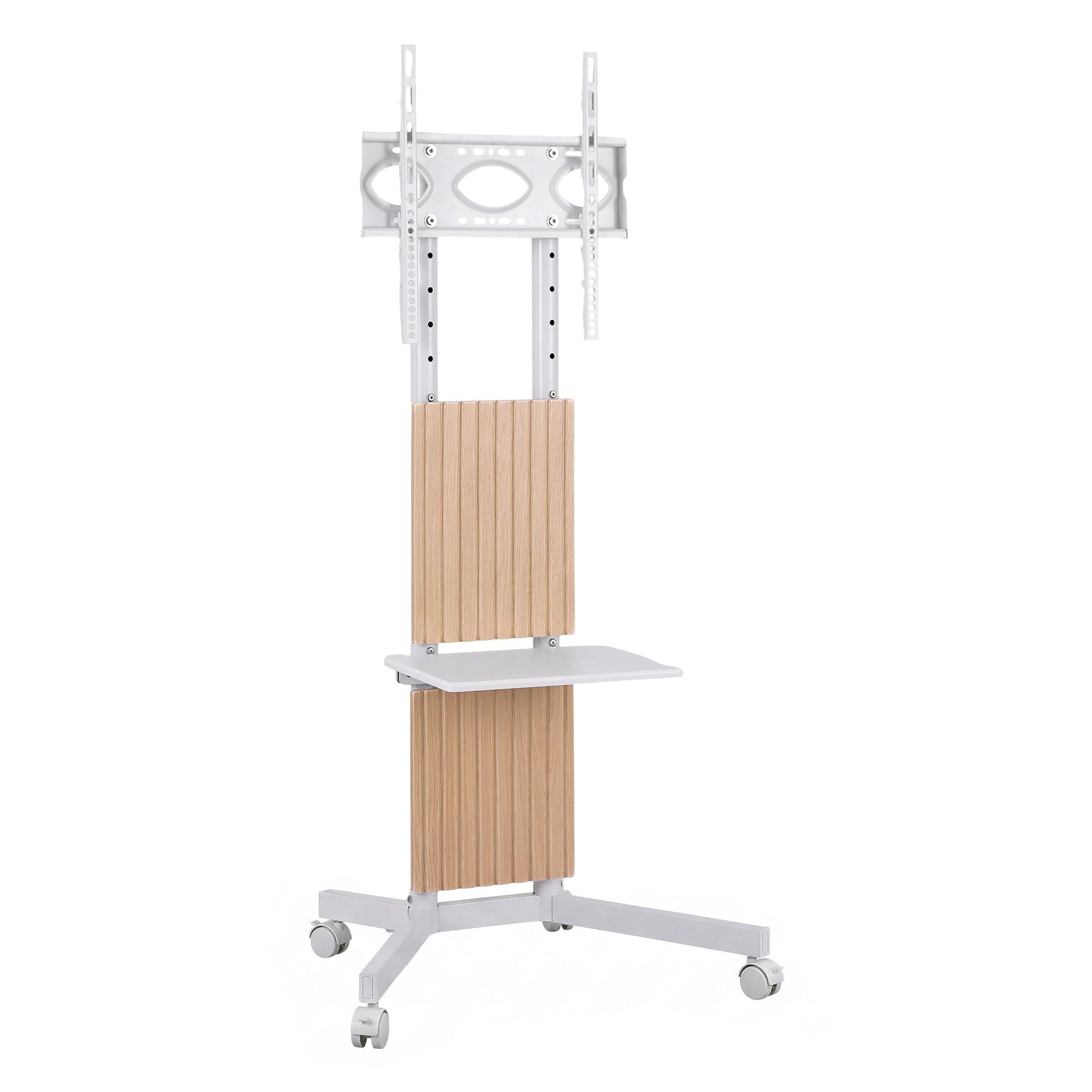Artiss Mobile TV Floor Stand for 32-65" Mount Bracket Universal Adjustable Height with Wheels