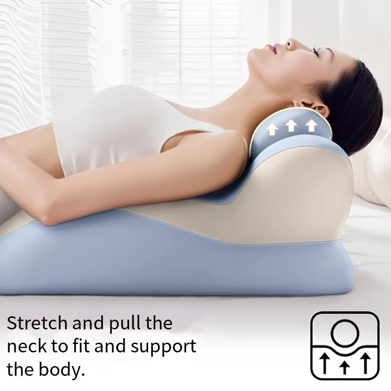 Bed Stomach-Sleep Pillow - Multi-functional Prone Position Pillow for Stomach Sleeping, Phone Use, Reading, Couples Fun Play, Intimacy Aid for Couples, Bed Hip Elevation Tool, Pā Pā Pillow（YELLOW）