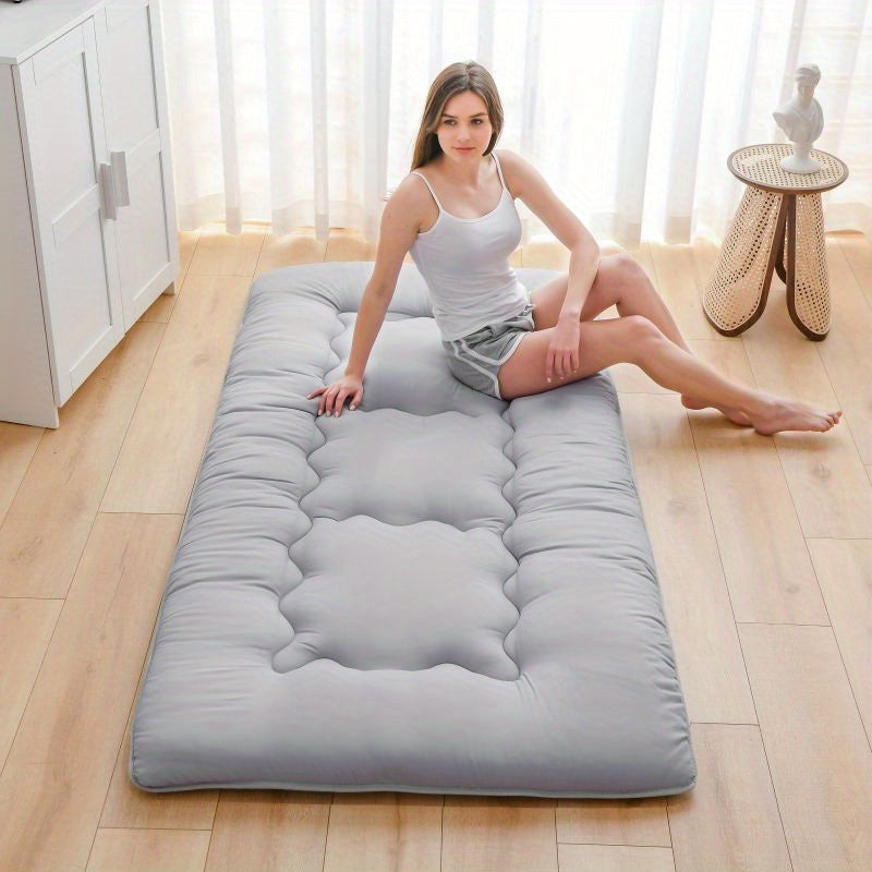 Foldable Tatami Floor Futon Mattress Pad Grey