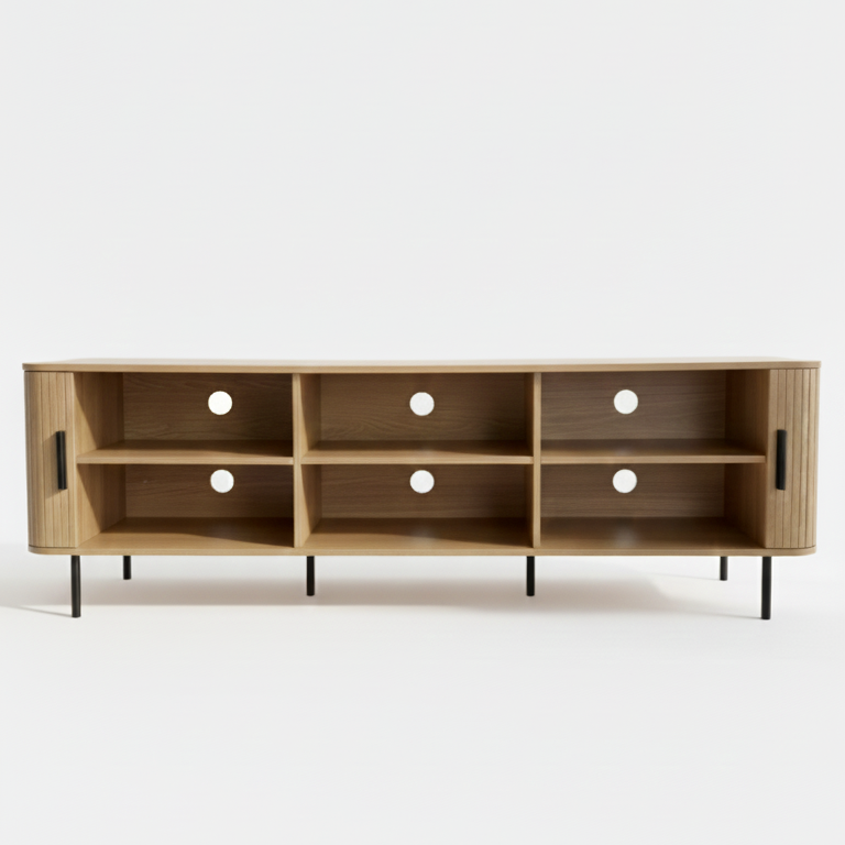 Florence 2 Door Entertainment Unit Oak