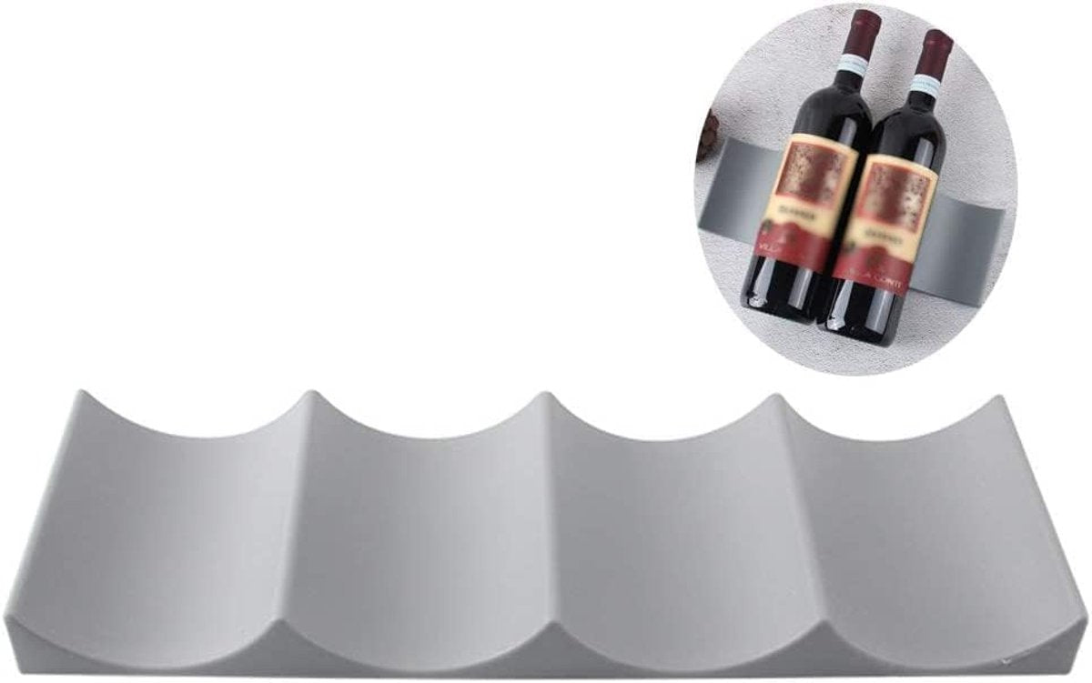 Bottle rack - Beverage bottle rack - Refrigerator bottle holder - Plastic bottle holder - Wine bottle holder - Wine rack - Storage organizer - Refrigerator organizer - Wine bottle display mat - Can holder - for wine bottles, refrigerator and pantry - 29.5