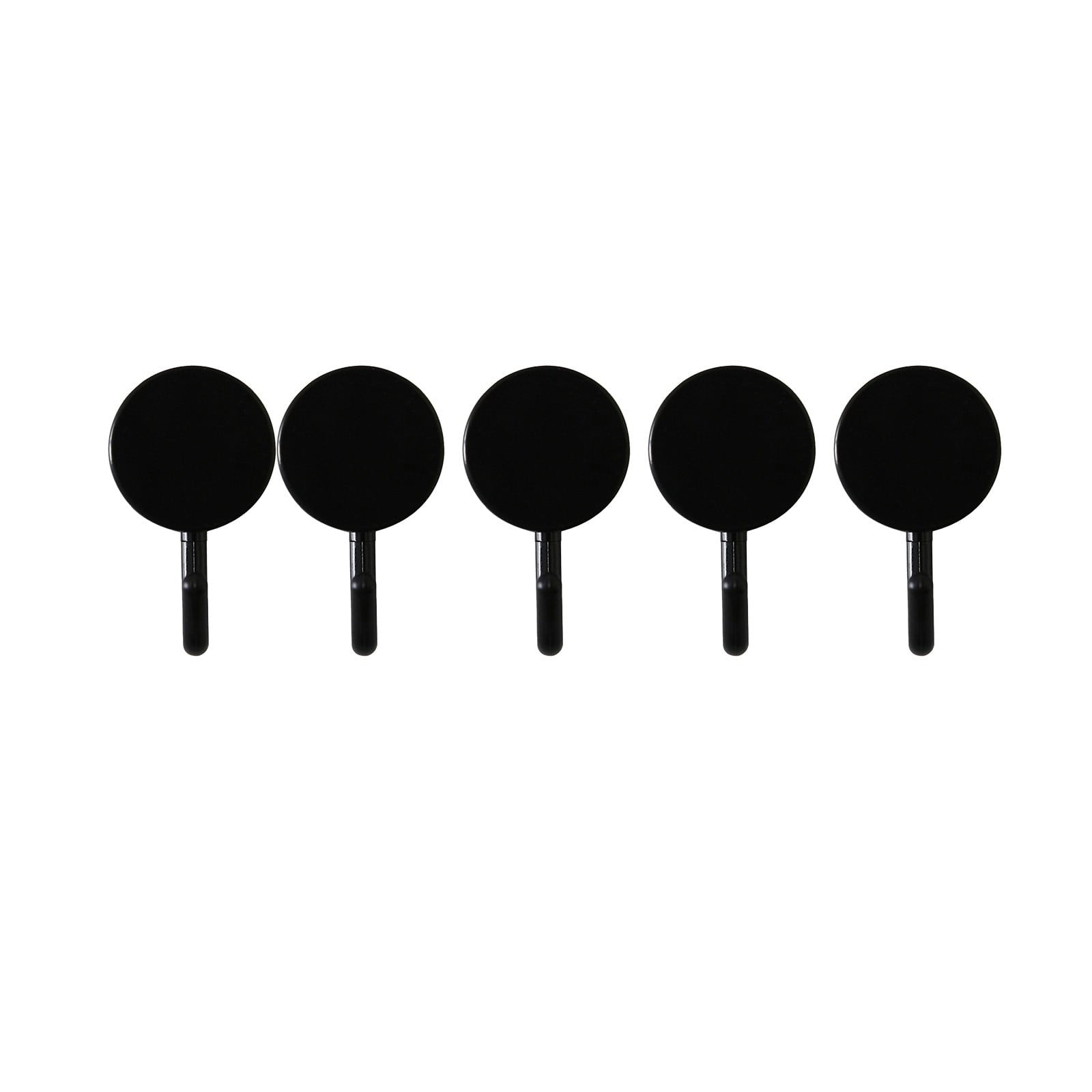 Clearance! PALIFEUR 12 Pcs Wall Hooks for Hanging, Circle Heavy Duty Hook, Self Adhesive Waterproof Transparent Towel Hooks, Adhesive Hooks for Bathroom Kitchen Home Wall Black